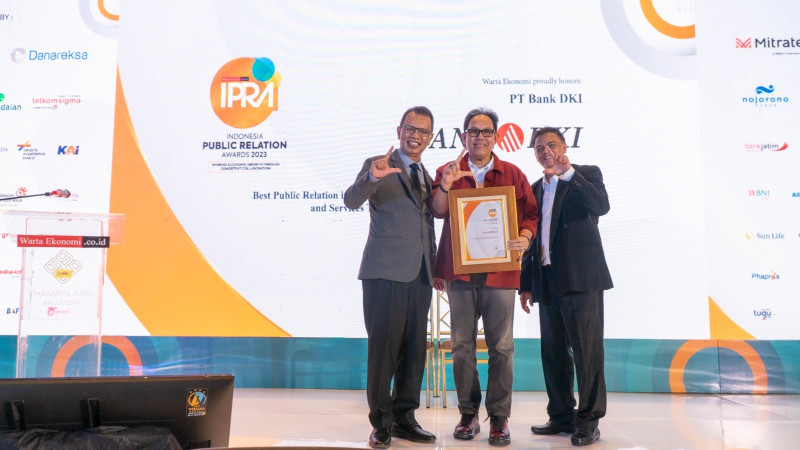 Bank DKI Raih Penghargaan PR Terbaik Kategori BPD