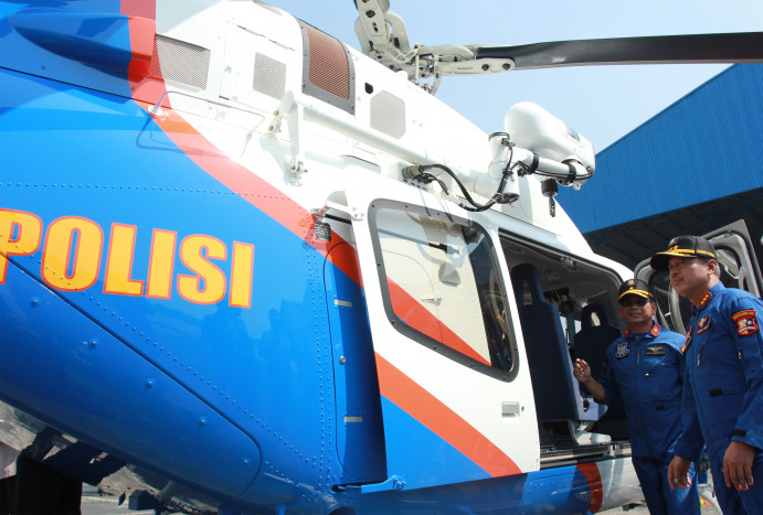 Helikopter Ditumpangi Kapolda Jambi Mendarat Darurat di Kerinci