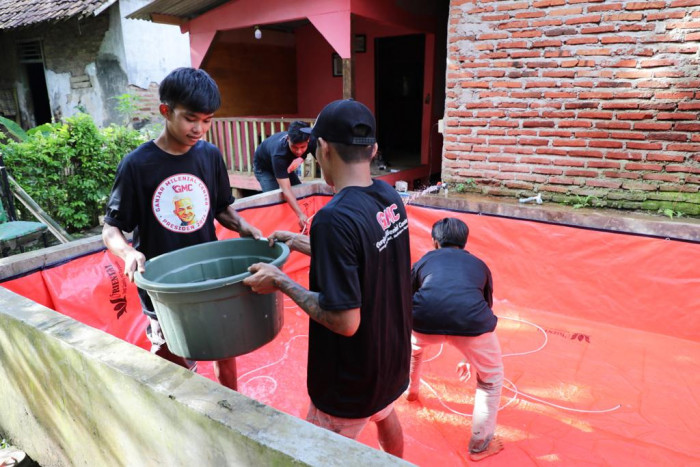 GMC Banten Helat Pelatihan Budidaya Ikan Nila dengan Sistem Bioflok