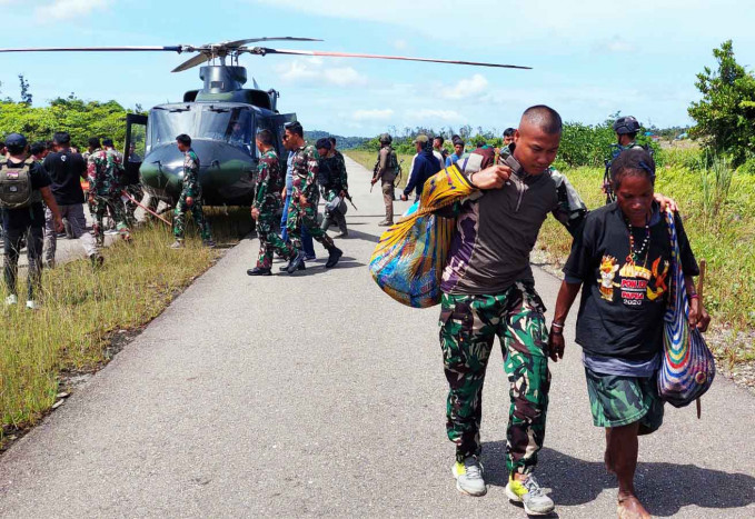 Prajurit TNI-Polri Kuasai Distrik Paro Papua Pegunungan