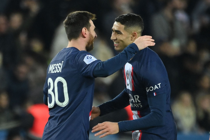 Gol Lionel Messi dan Achraf Hakimi bawa PSG menang 2-1 atas Toulouse