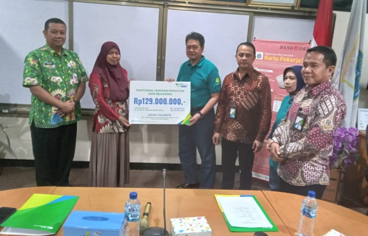 BPJamsostek DKI Jakarta Beri Santuan untuk Pekerja Kelurahan Manggarai