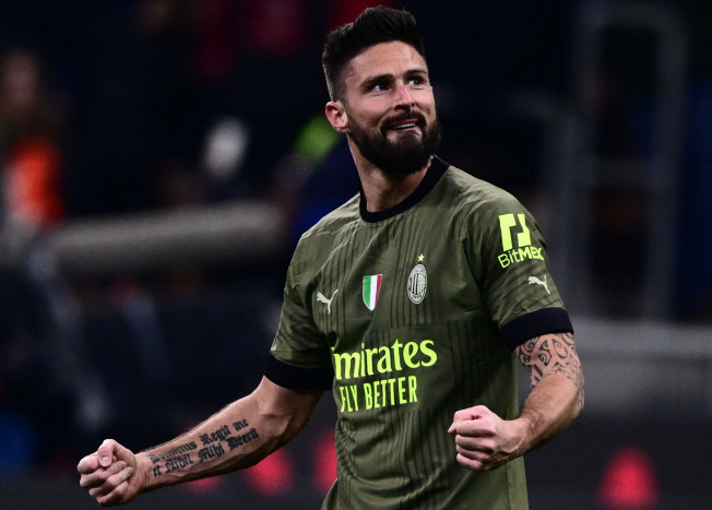 Giroud Bawa AC Milan Akhiri Puasa Kemenangan