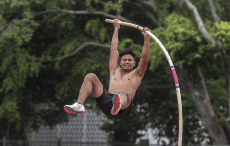 Kontingen Lompat Galah Indonesia Tetap Bersiap ke SEA Games Meski Sembari Puasa
