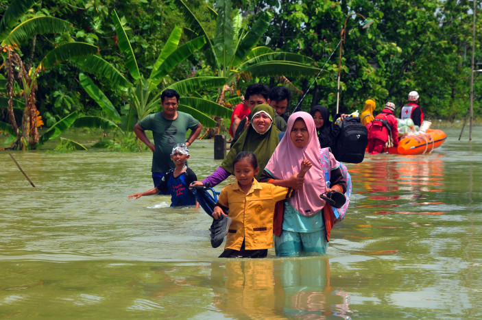 Banjir di Grobogan Meluas, Lalulintas Semarang-Purwodadi Lumpuh