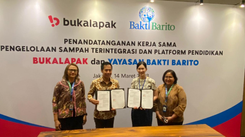 Bukalapak dan Yayasan Bakti Barito Dukung UMKM Kelola Sampah