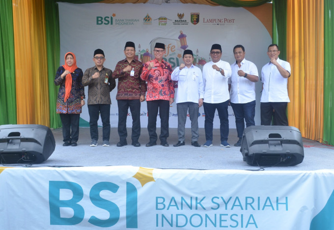 BSI Gema Ramadan Bersama Baznas Lampung Resmi Dibuka