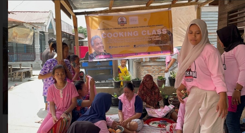 Srikandi Ganjar Sumut Gelar Kelas Memasak Masakan Ramadan Khas Melayu