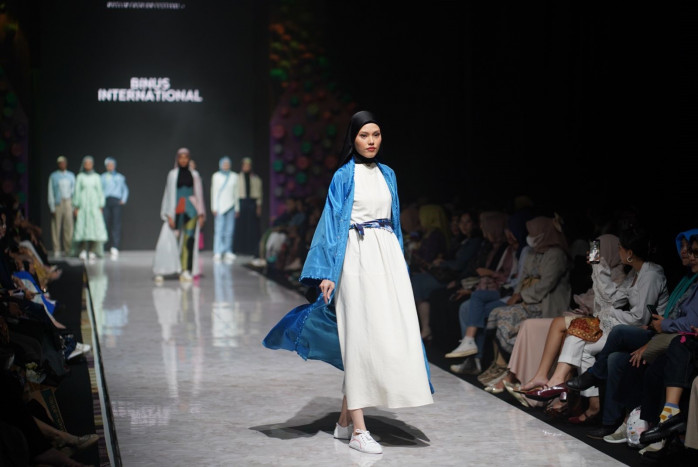 Tim Fashion Binus Usung Tema Celestial Sphere di MUFFEST+ 2023