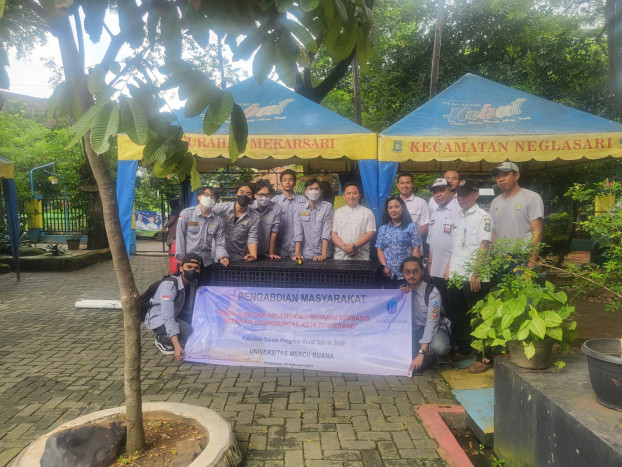 UMB dan Dinas LH Kota Tangerang Kolaborasi Membuat Sumur Resapan Air