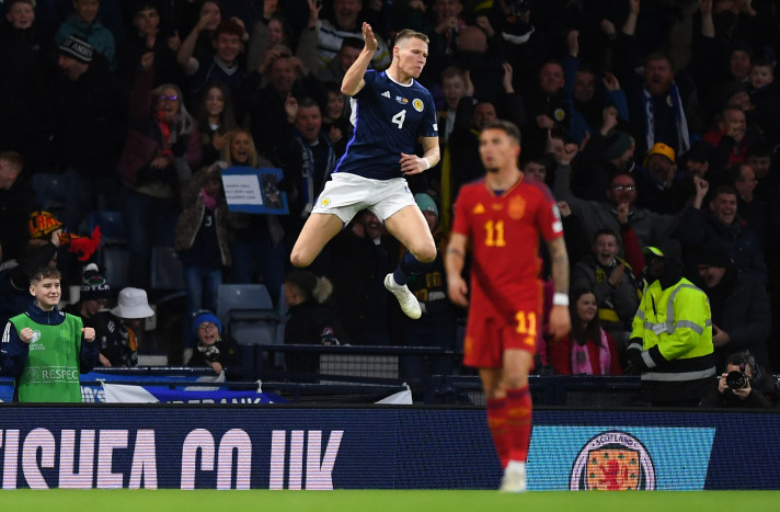 McTominay Sebut Kemenangan Skotlandia Atas Spanyol akan Selalu Dikenang
