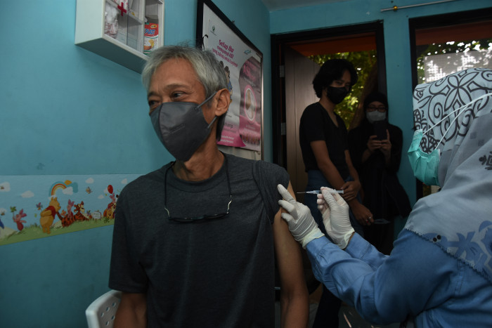 579 Ribu Lansia telah Terima Vaksin Dosis Keempat
