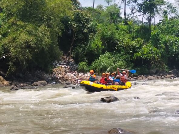 Tasik Baseuh Angkat Wisata Arung Jeram di Kota Tasikmalaya