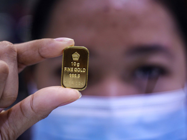 Harga Emas Antam Turun ke Rp1.087.000 per Gram