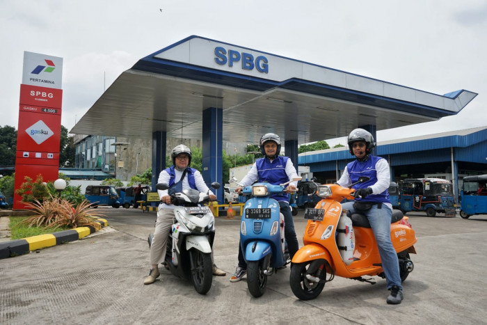 PGN Sukses Uji Coba Motor CNG, Satu Liter setara Premium Bisa Tempuh 38,7 Km 