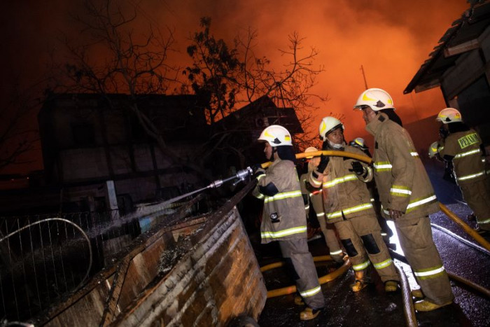 AC Meledak, Sebuah Rumah di Sawah Besar Habis Terbakar