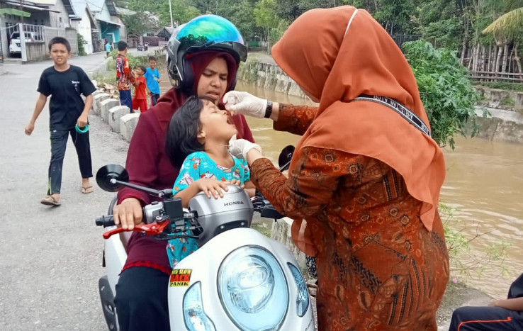 Dinkes Padang Sediakan 1.512 Pos Pelayanan Imunisasi Polio