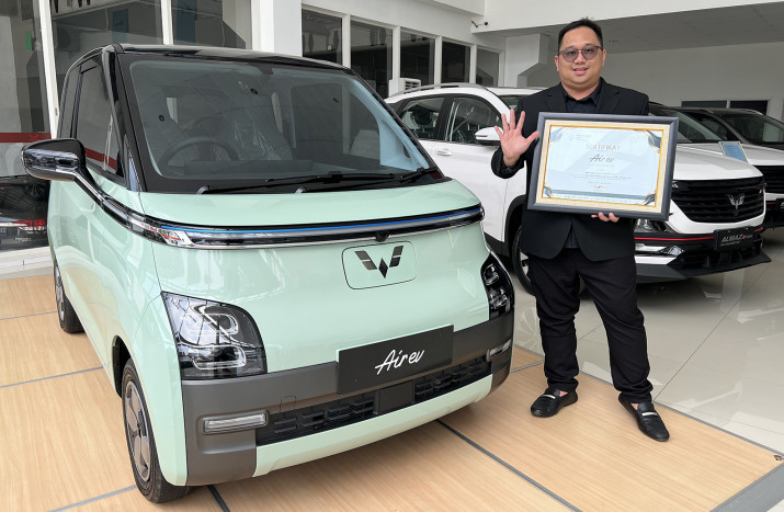 Wuling Air ev Sabet Penghargaan Best User Friendly Electric Car di SBBI Awards 2023
