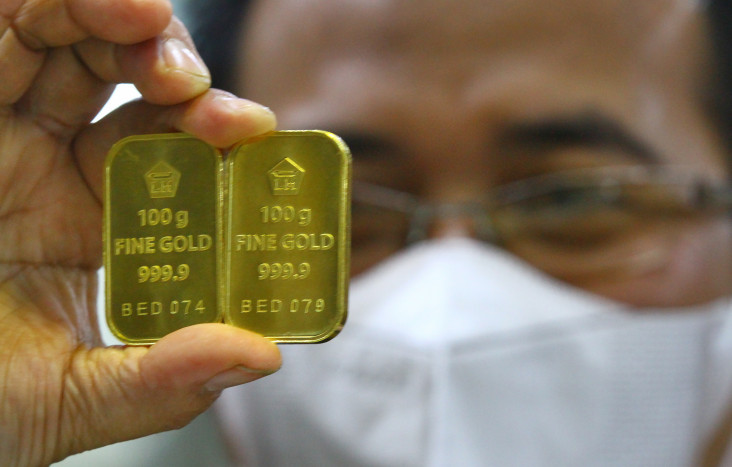 Harga Emas Antam Hari Ini Rp1,064 juta per Gram