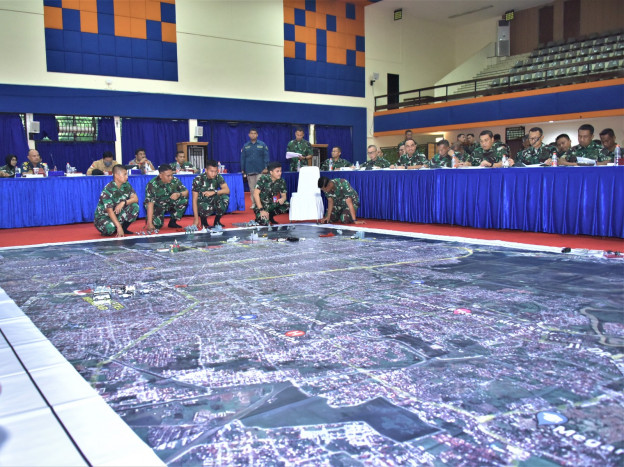 TNI AL Gelar Tactical Floor Game untuk Persiapan Latihan Gabungan Lintas Negara