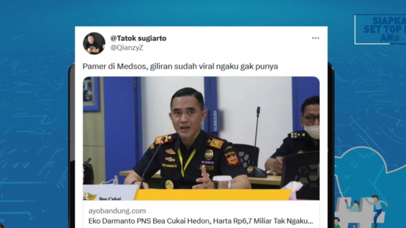 Pamer Harta di Medsos, Pejabat Bea Cukai Yogyakarta segera Dicopot