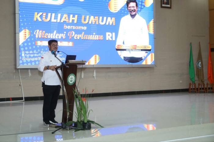 Mentan SYL Dorong Mahasiswa Polbangtan Jadi Pionir Pertanian Indonesia