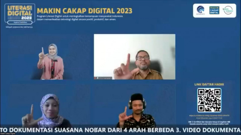 Kemenkominfo Ajak Siswa SD di Kabupaten Bone Beretika di Dunia Digital