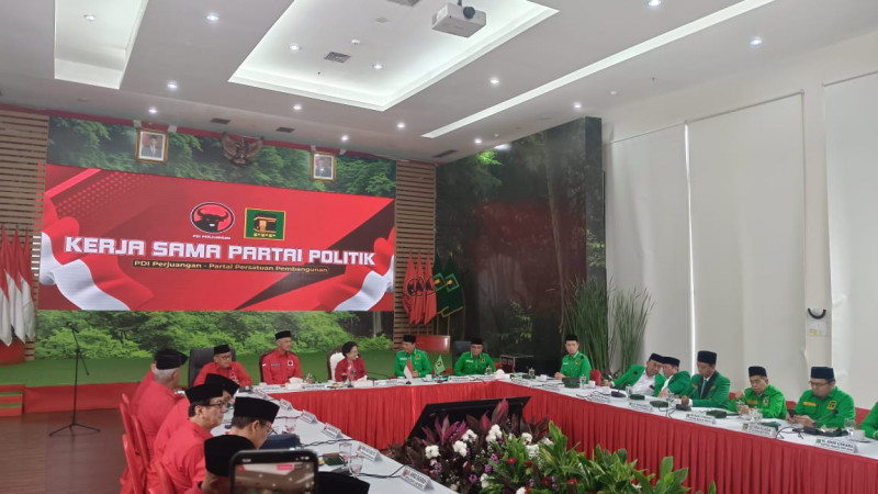Didampingi Ganjar, Megawati Sambut Kedatangan Mardiono dan Petinggi PPP