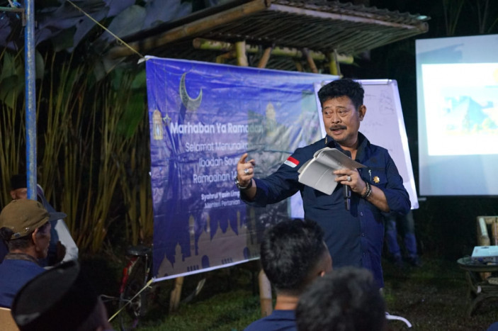 Mentan SYL Ajak Petani Milenial Jeneponto Gotong Royong Bangun Sektor Pertanian Modern