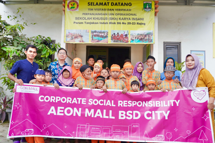 Aeon Mall BSD City Berbagi Berkah Ramadan Bersama Murid SKH Karya Insani