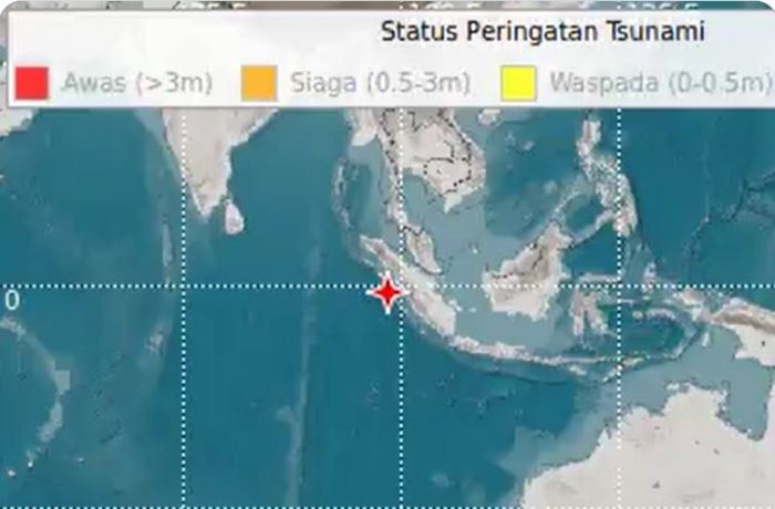 BNPB: Dua Rumah Rusak Pascagempa Kepulauan Mentawai