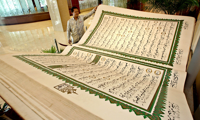Momen Nuzulul Qur'an, 9 Mushaf Fenomenal Dipamerkan