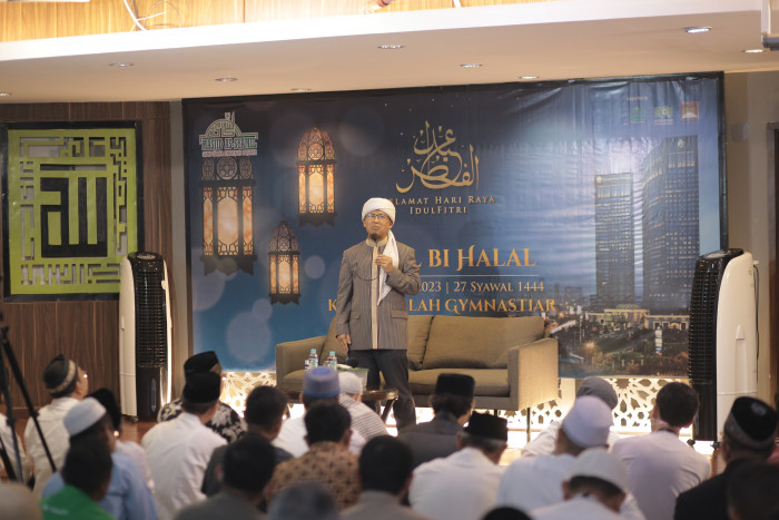 Pesan AA Gym dalam Halal Bihalal di Masjid As Syamil Sampoerna Strategic Square