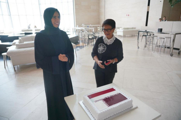 Kunjungi Doha, Retno Minta Dunia Perhatikan Nasib Perempuan Afghanistan