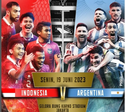 Tiket Indonesia vs Argentina Dijual Mulai 5 Juni, Segini Harganya