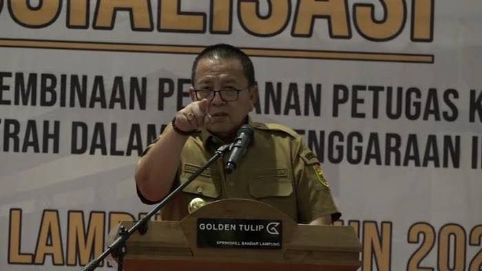 Viral Berkali-kali Gubernur Lampung Pusing dan Minta Media Hapus Videonya