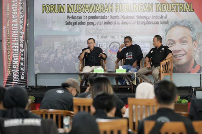 Gelar FMHI di Sukabumi, GBB Jaring Dukungan dari 16.000 Buruh untuk Ganjar