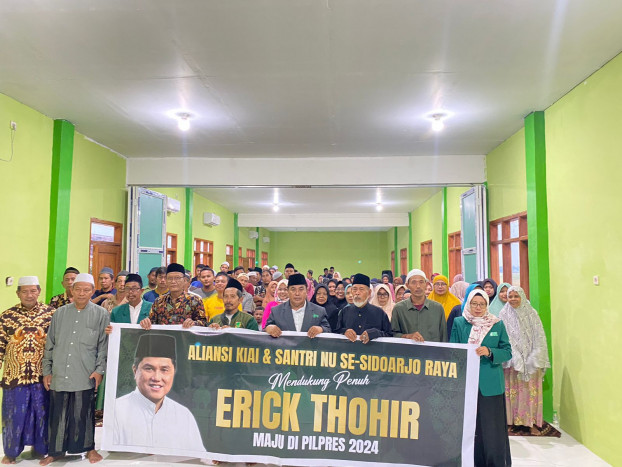 Aliansi Kiai dan Santri NU Se-Sidoarjo Dukung Erick Thohir Maju Pilpres 2024