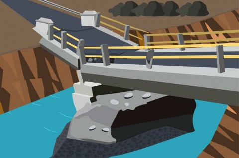 Jembatan Rp25 Miliar Dibangun Dua Tahun Lalu Kini Ambruk