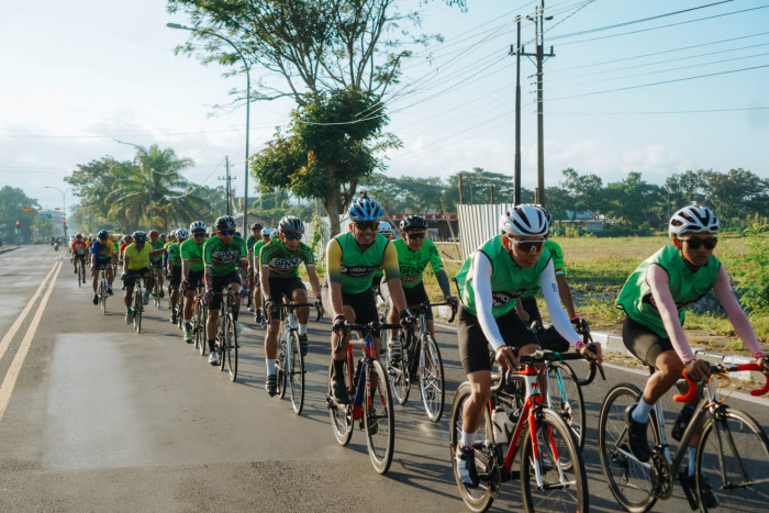 Group Ride ke-7 GFNY Bali-IFG Life Jelajahi Keindahan Alam Purworejo