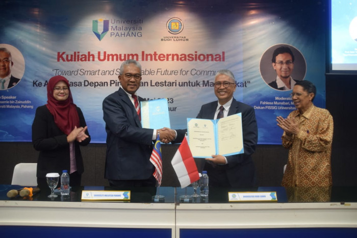 Universitas Budi Luhur dan Universiti Malaysia Pahang Jalin Kerjasama Multisektor