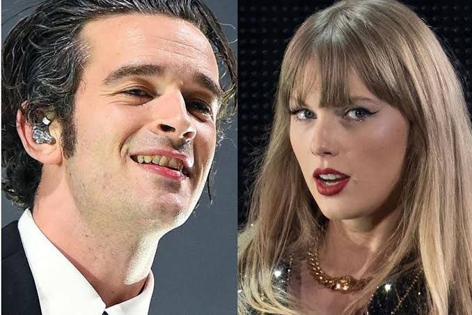 Taylor Swift dan Matty Healy Terciduk Saat Berpegangan Tangan