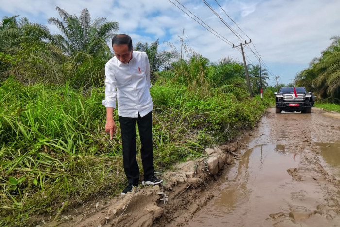 Presiden Jokowi Kembali Cek Jalanan Rusak, Kali Ini di Sumut