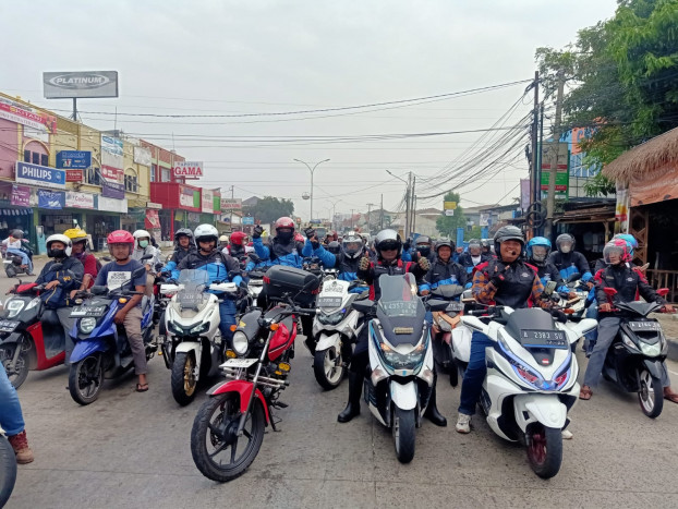Eratkan Persaudaraan, KSI-KSP Bikers Community Gelar Touring Jarak Pendek ke Pandeglang