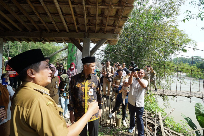 Ganjar Kucurkan Rp48 M Bangun Jembatan ‘Indiana Jones’ di Magelang