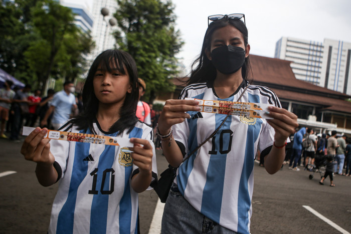 Pertandingan Indonesia vs Argentina bakal Tambah Perputaran Uang hingga Rp900 Miliar