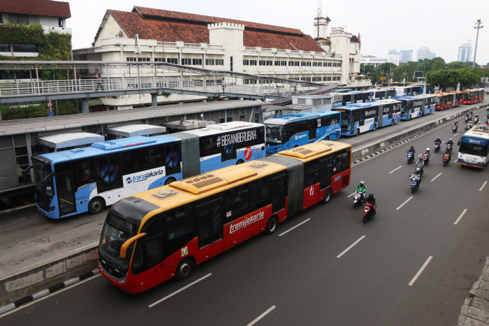 Naik TransJakarta ke Bandara Soetta Gratis Selama Masa Uji Coba