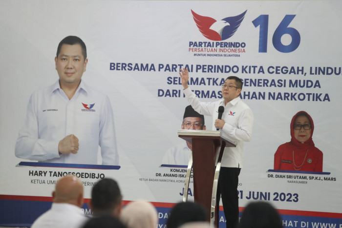 Partai Perindo Tegas Perangi Narkotika Demi Indonesia Emas 2045