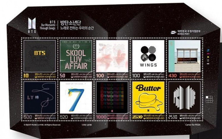 Korea Post Luncurkan Perangko untuk Peringati 10 Tahun Debut BTS