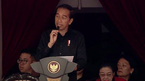 Perayaan Puncak Bung Karno, Jokowi Ajak Bangsa Indonesia Tidak Terpecah belah
